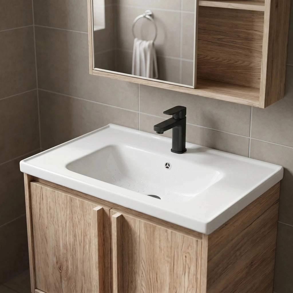 Set Di Mobili Da Bagno Con Lavabo Gama T25023 Qhm 60cm