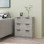 Credenza-Buffet-Armadio da cucina Grigio Cemento 60x30x70 cm in Legno Multistrato 503126