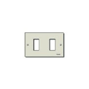 08536 Placca 2M Alluminio Viti Oro Serie 8000