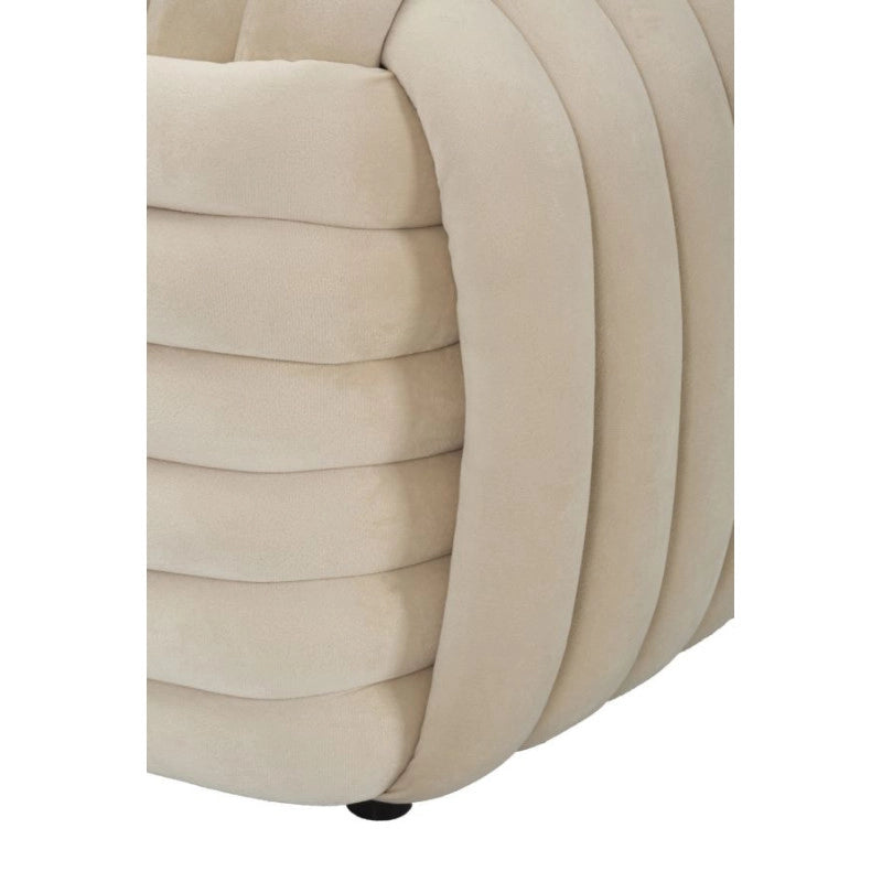 Panca Softy Crema cm 90x45x45