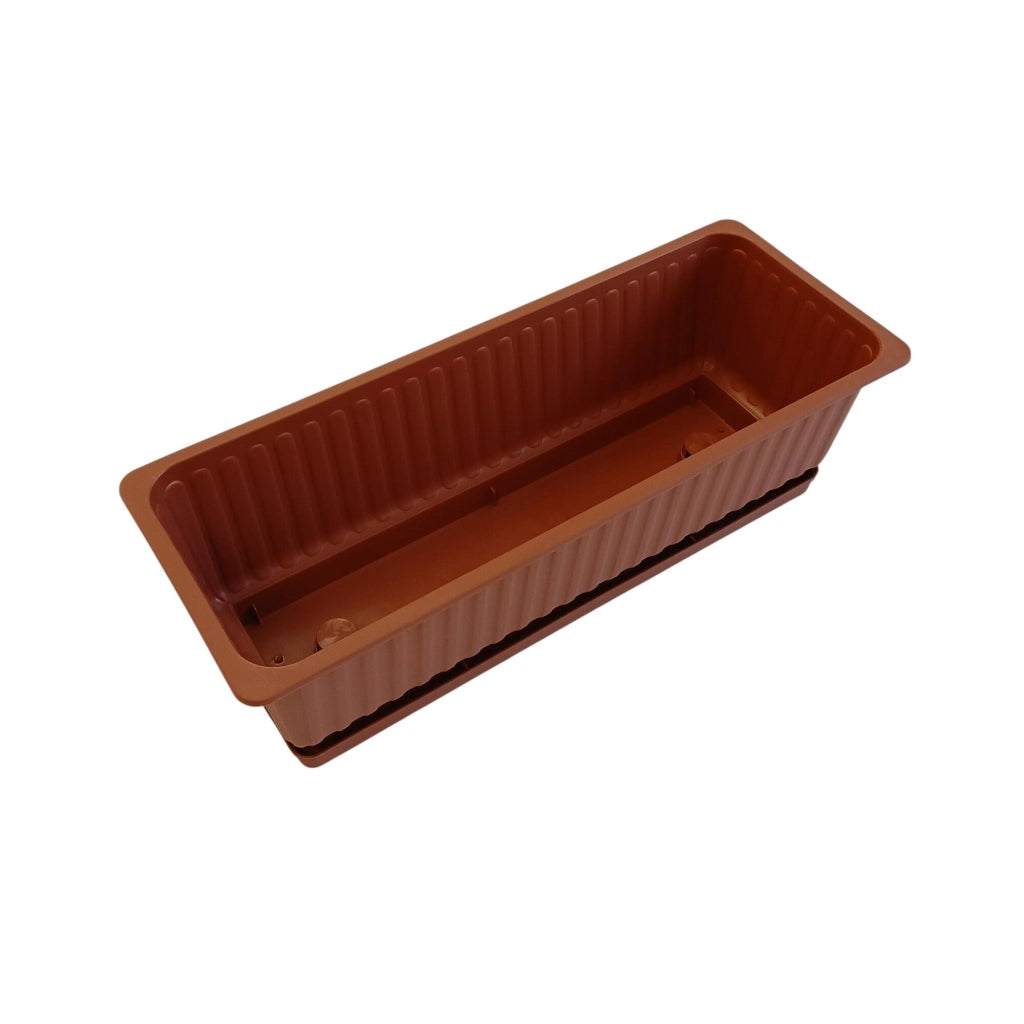 BALCONIERA TERRACOTTA 50X20XH16CM CON RISERVA