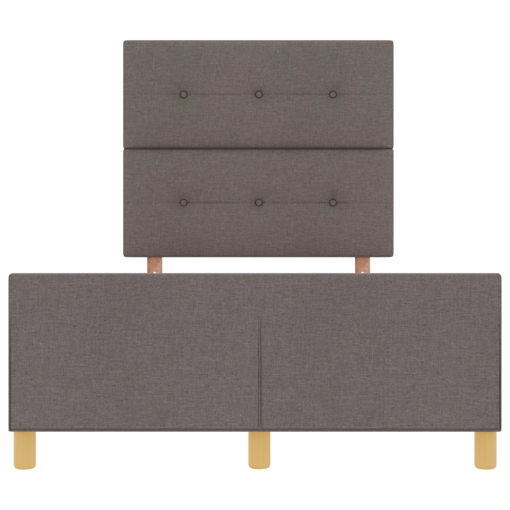 Struttura Letto Tortora 120x200 cm Tessuto