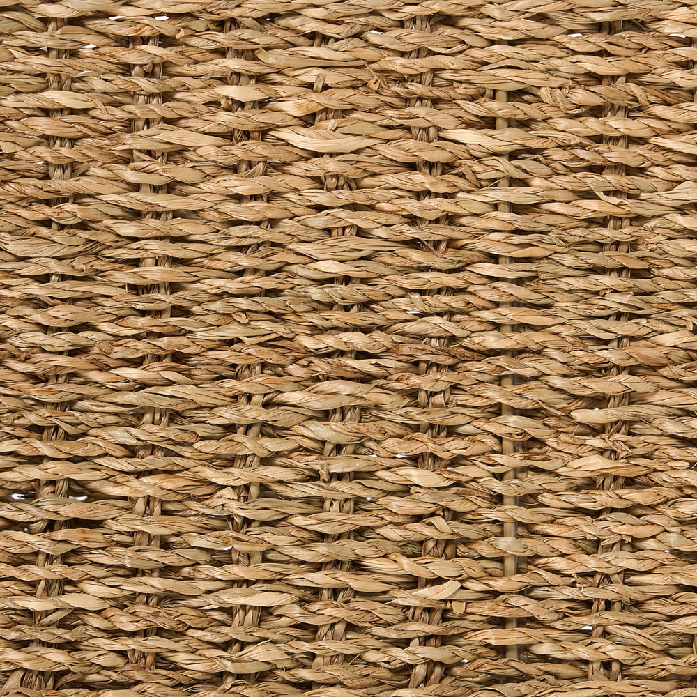Set di 2 cestini in seagrass naturale con manici intrecciati a mano Decorazione di accessori per la casa in stile bohémien