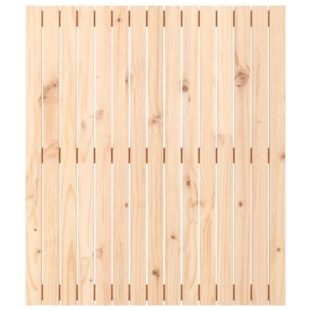 Testiera da Parete 95,5x3x110 cm in Legno Massello di Pino
