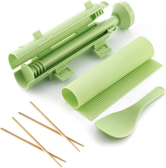Imballaggio Completo per Sushi per Principianti - Set di Sushi Maker con Spiedini Giapponesi