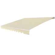 Tenda da sole retrattile set da 1 360 x 300 cm protezione solare inclinabile angolo regolabile moderna alluminio beige 20_0013633