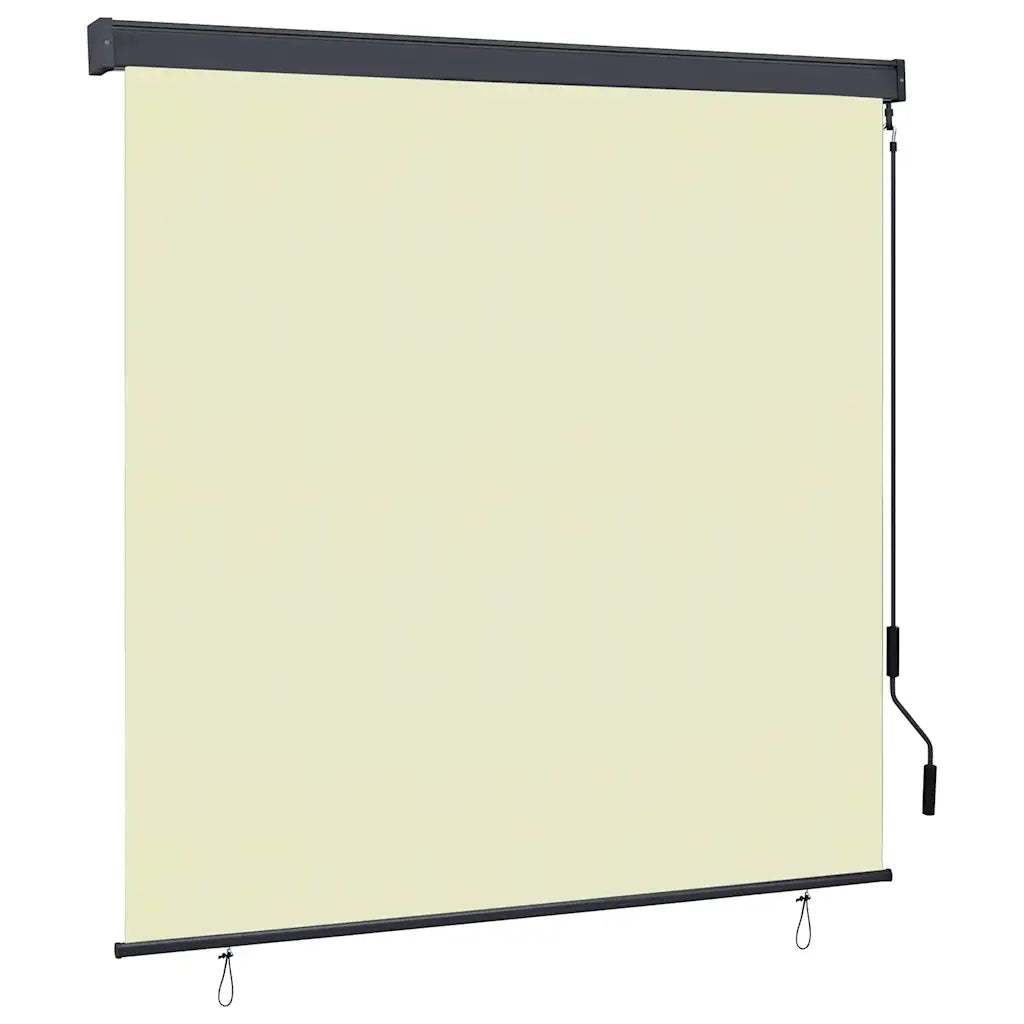 Tenda a rullo | Tenda avvolgibile Crema 180 x 250 cm Tessuto e Alluminio