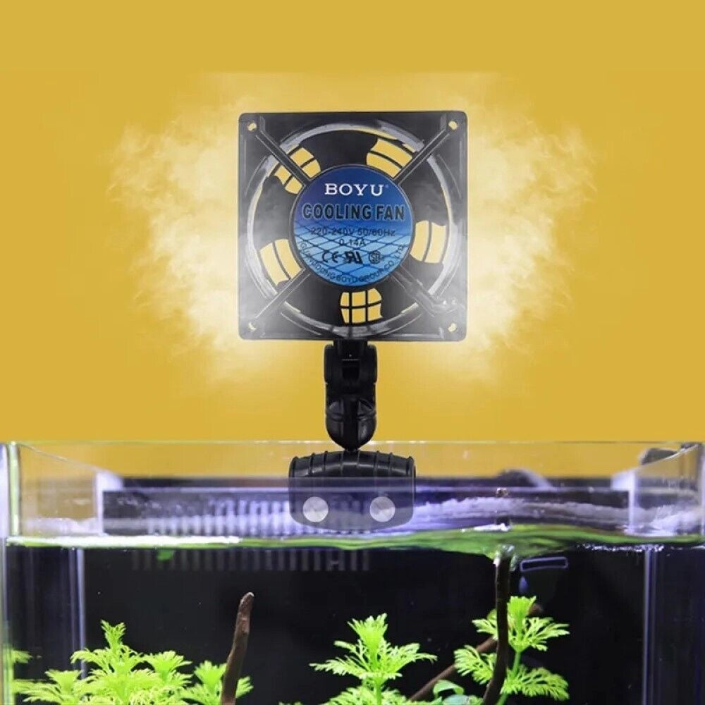 Ventola raffreddamento per acquario ventilatore orientabile 220V 15W 120MM FS120