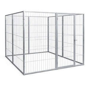 Box per cani da esterno con zincatura a caldo da 200x200x altezza 180 cm