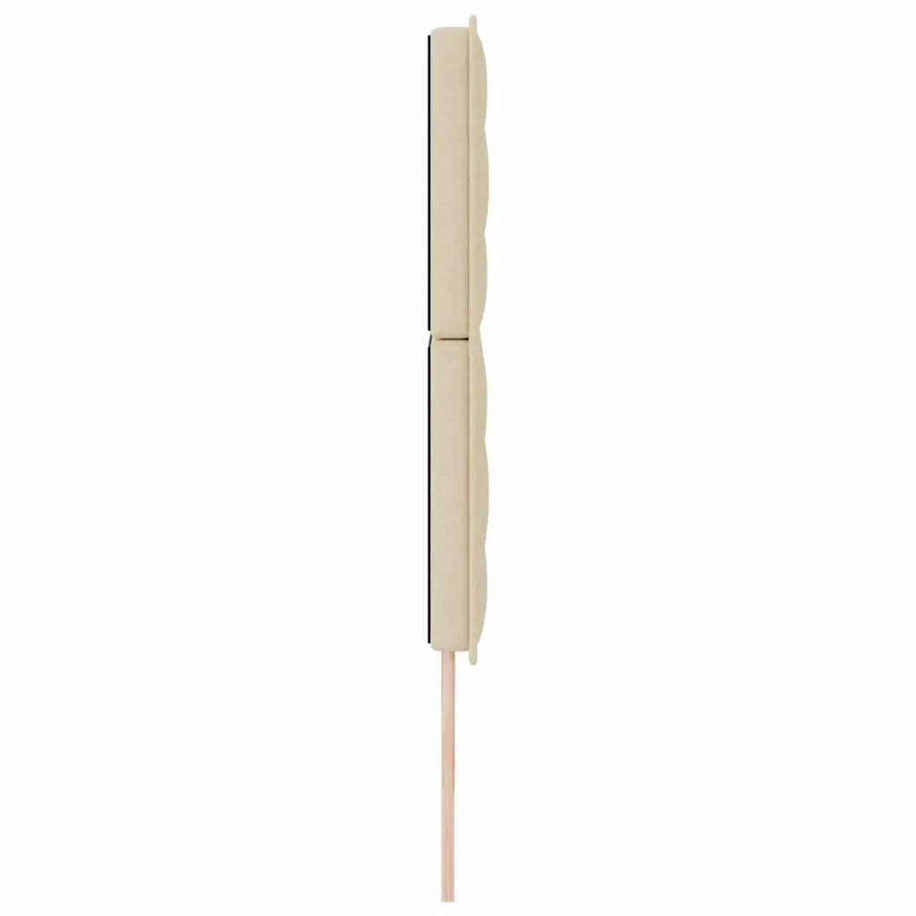 Testiera LED con strisce LED con testiera Crema 180 cm Tessuto 3338305