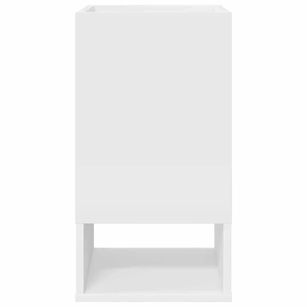 Tavolino 2 pcs Bianco 30 x 30 x 56 cm Legno multistrato 890929