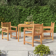 Set da Pranzo per Giardino 5 pz in Legno Massello di Teak 3157147