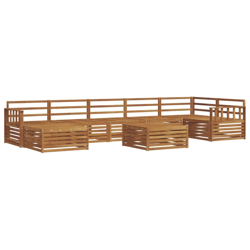 Set di divani da esterno 8 pcs Naturale 3373849