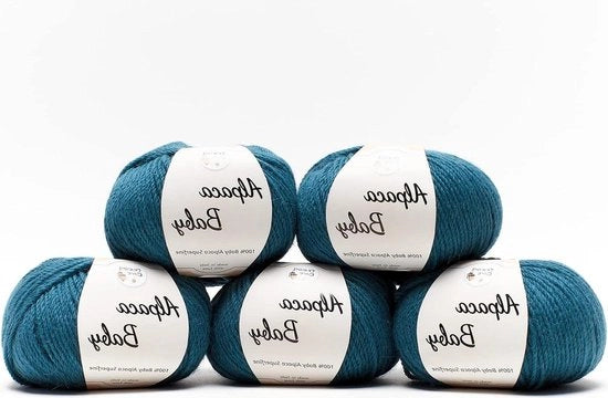 Tricot Alpaca Baby Oversized - Garen Baby Alpaca Superfine ademend, acqua resistente, duraturo e elastico ago da cucire: 400-450 25 g - olio