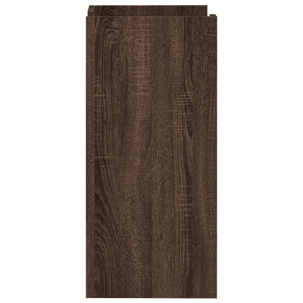 Buffet credenza cassettiera armadio mobile contenitore organizer per cucina soggiorno salotto 45 x 35 x 75 cm legno ingegnerizzato marrone 02_0031261