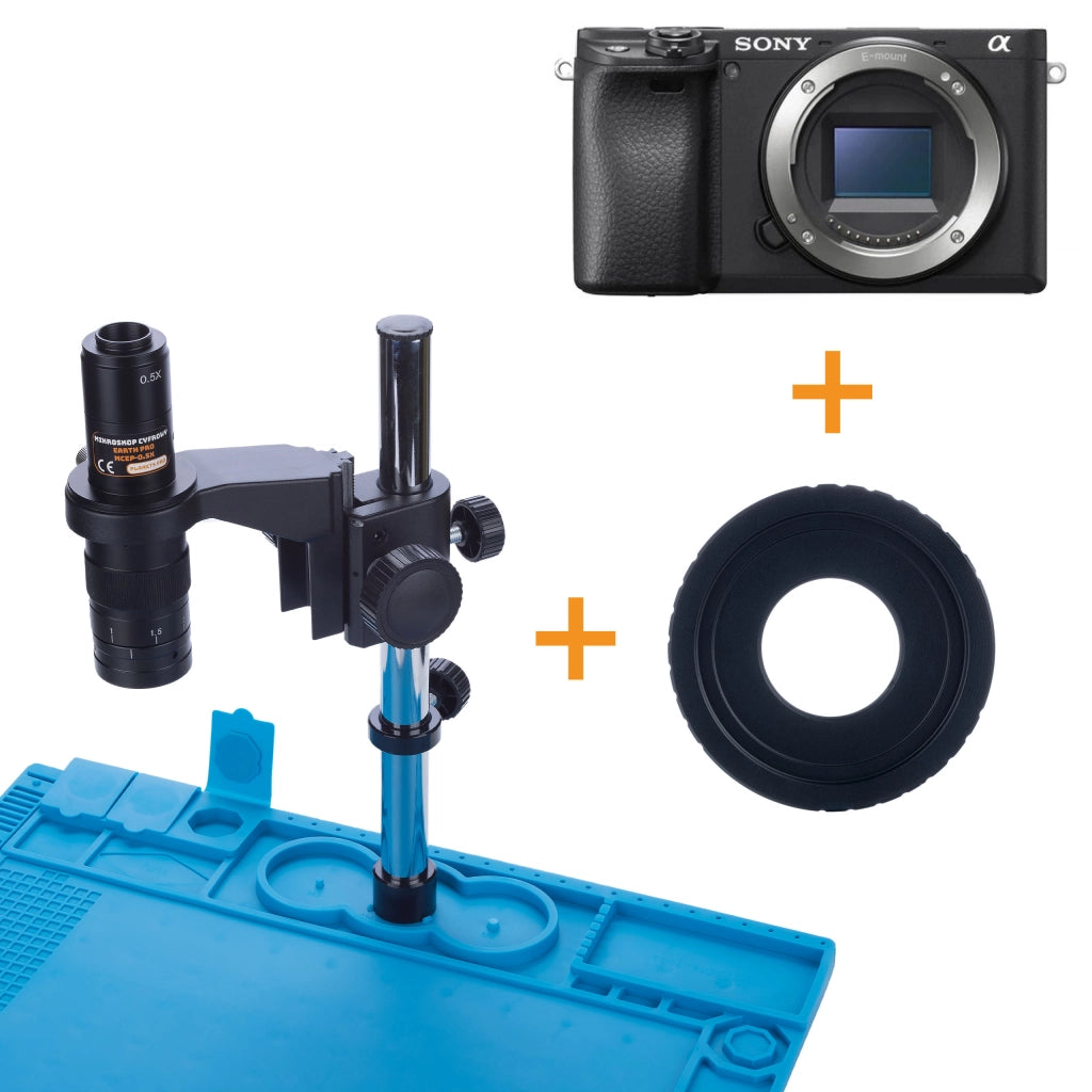 Adattatore C-Mount M25 - Sony E-Mount per Fotocamere Sony | Compatibile con Sony NEX, Alpha, PXW