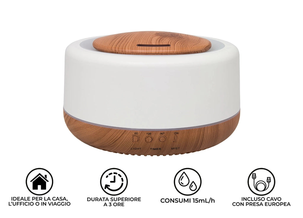 Diffusore Aromi Elettrico Silenzioso Profumo Ambienti Casa Aroma Maxi