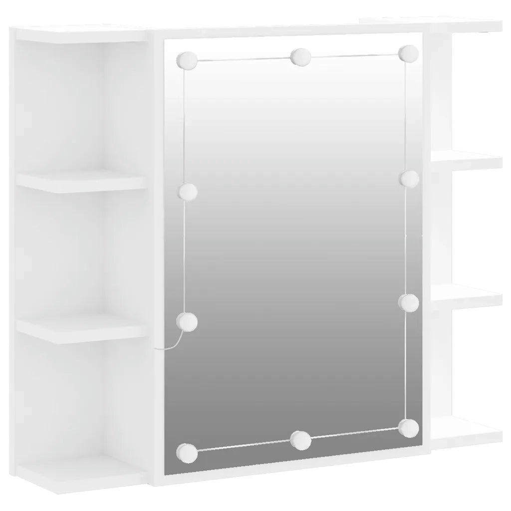 Mobile a Specchio con LED Bianco 70x16,5x60 cmcod mxl 127195