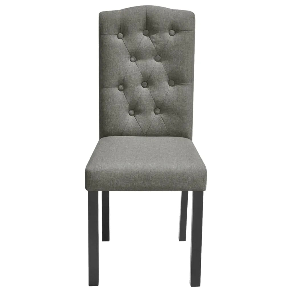 Sedie da Pranzo 6 pz Grigio in Tessuto cod mxl 25254