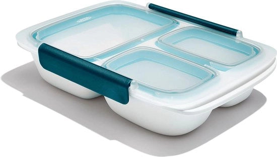 Contenitore Prep & Go con distributore - 970 ml - utile per la strada