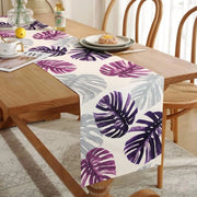 Operatore di tavolo blu foglia tartaruga operatore di tavolo modern sala da pranzo decorazione cassetti operatore di tavolo lino tovaglioli di tavola loper set per sala da pranzo comodino scarpettiera decorazione 40 x 140 cm