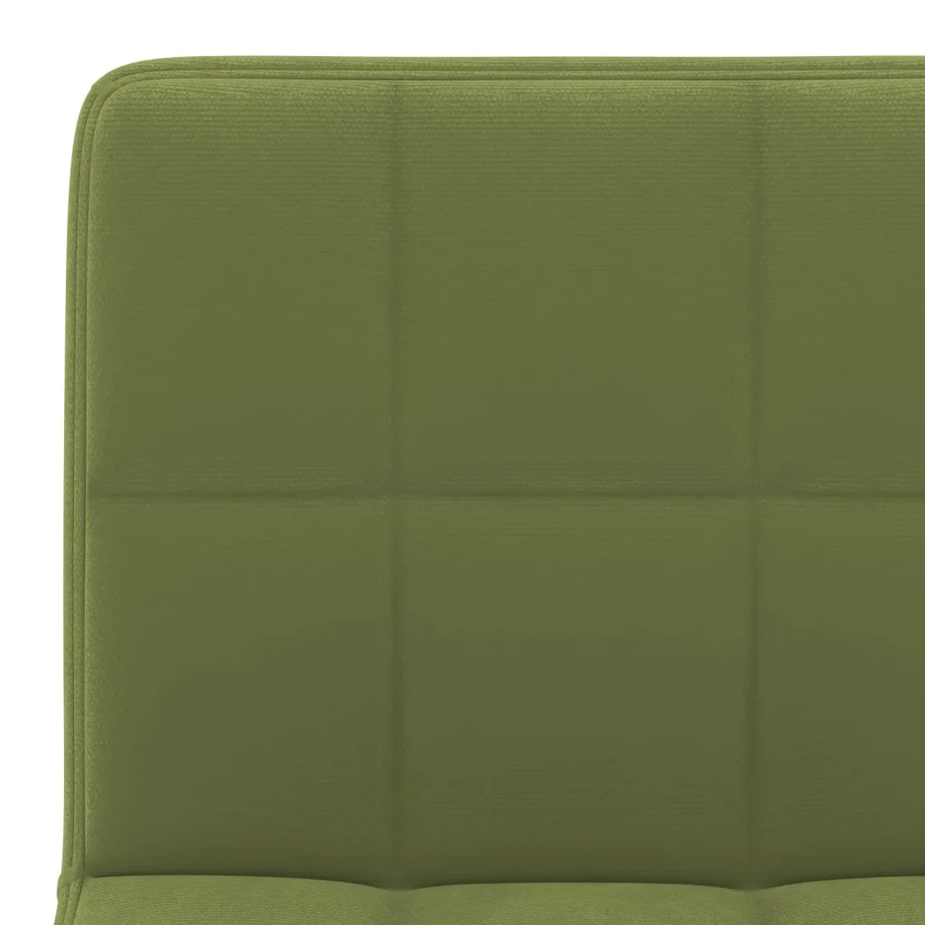 Sgabelli da Bar 2 pz Verde Chiaro in Velluto 334307