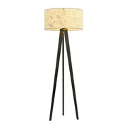 Piantana Moderno Drago Acciaio Nero 1 Luce E27 Ip20