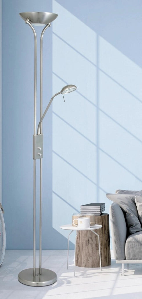 Lampada da terra Rabalux Beta 4075 cromo dimmer lettura