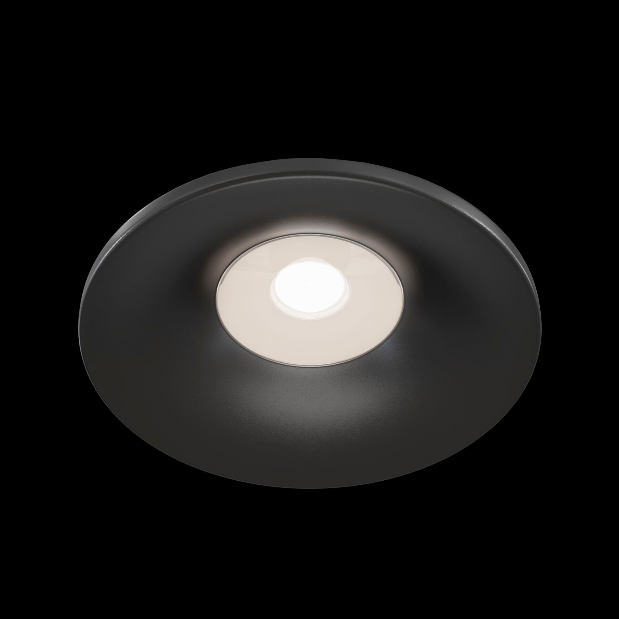 Faretto da incasso Downlight in Alluminio Barret Nero