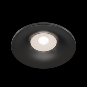 Faretto da incasso Downlight in Alluminio Barret Nero