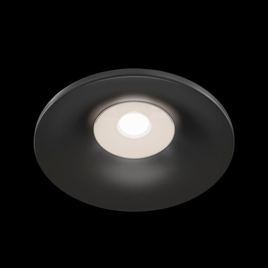 Faretto da incasso Downlight in Alluminio Barret Nero