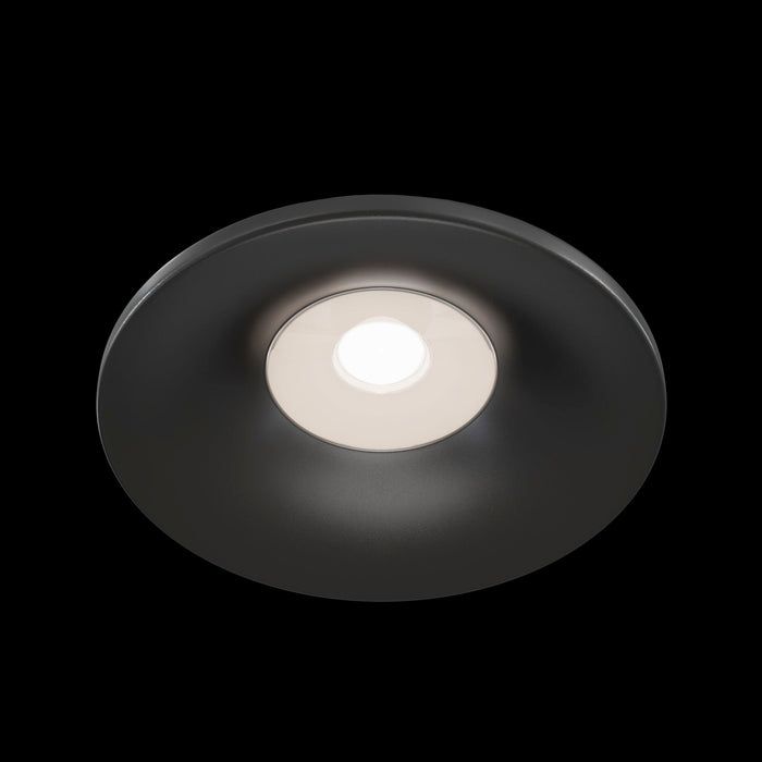Faretto da incasso Downlight in Alluminio Barret Nero