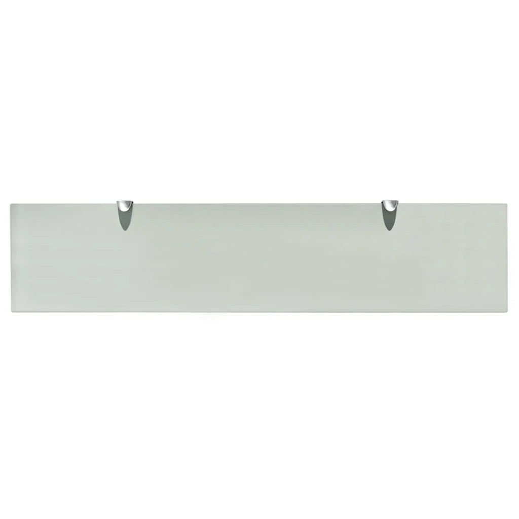 Mensola/mobile/mobiletto in vetro da parete 90x20 cm vetro 8 mm 2702165/2
