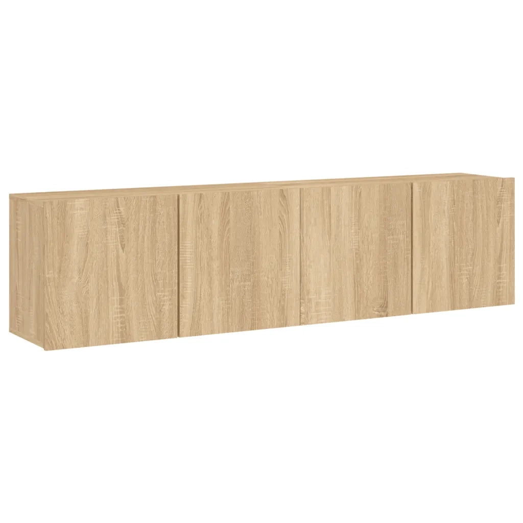 Mobili TV a Parete 2pz Rovere Sonoma 80x30x41 cm 836957