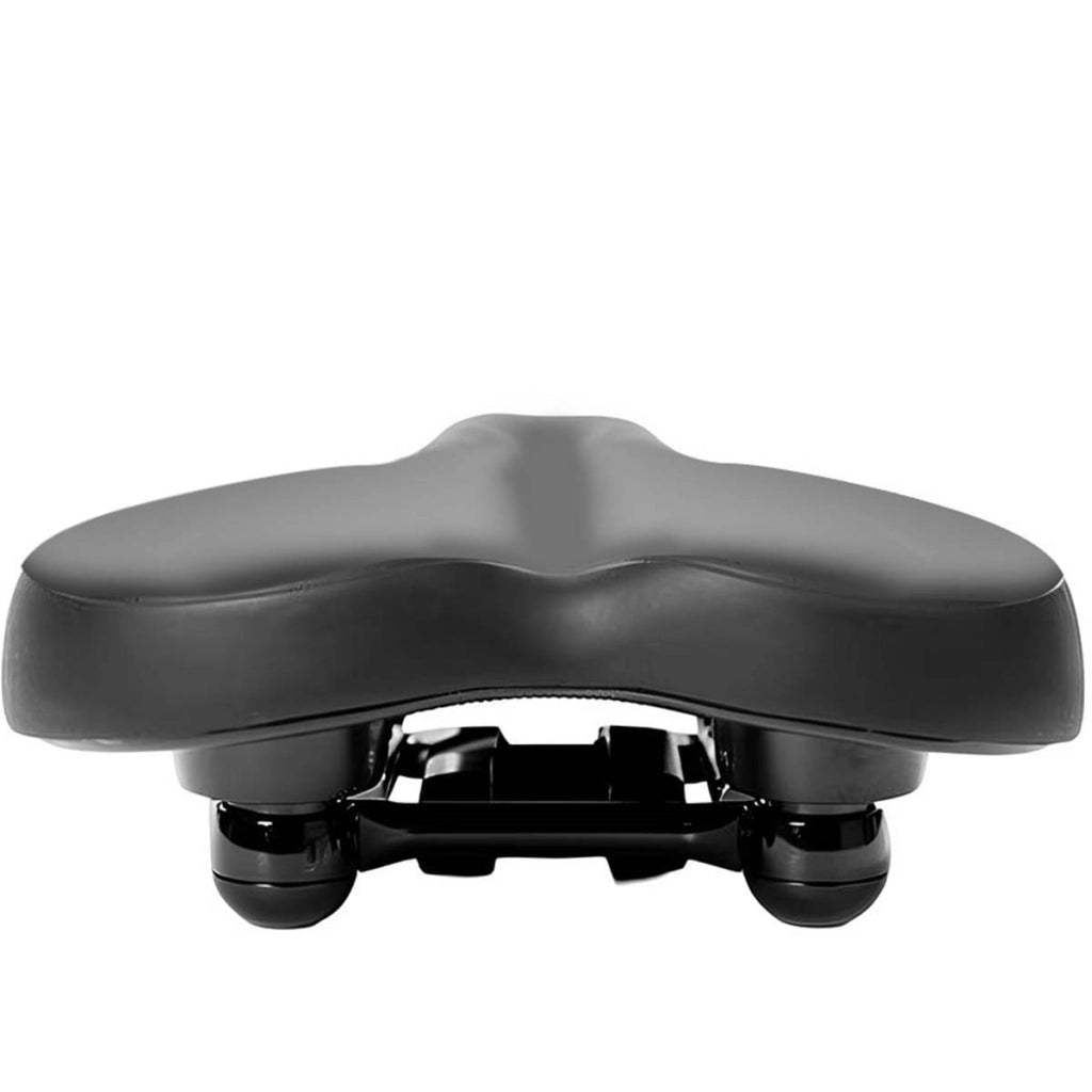 Sella ergonomica per bicicletta 27 x 17 cm con molle per bici da città e MTB Nero Avizar