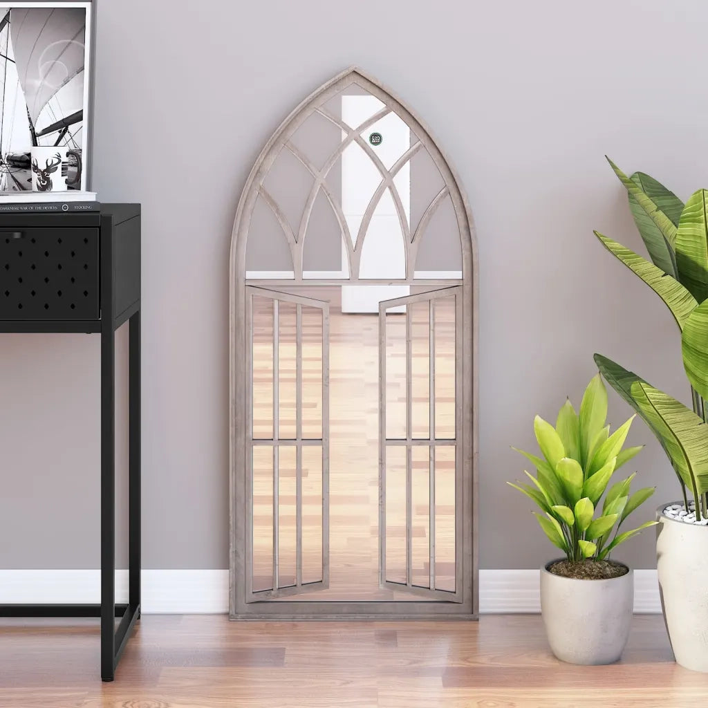 Specchio Sabbia-Specchio Decorativo 100x45 cm in Ferro per Uso Interno 294693