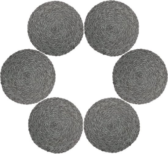 Set di piatti da tavola - Accessori da tavola - Piatti da tavola lussuosi - Tavolo - Resistente al calore - Antiscivolo - Sottopiatto - Rimovibile