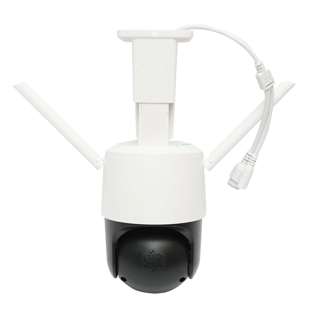 Telecamera di videosorveglianza da 6 MP con doppio obiettivo, P2P WIFI 2.4G 1080P, PTZ con sensore di movimento, rilevamento presenza umana e applicazione iCSee