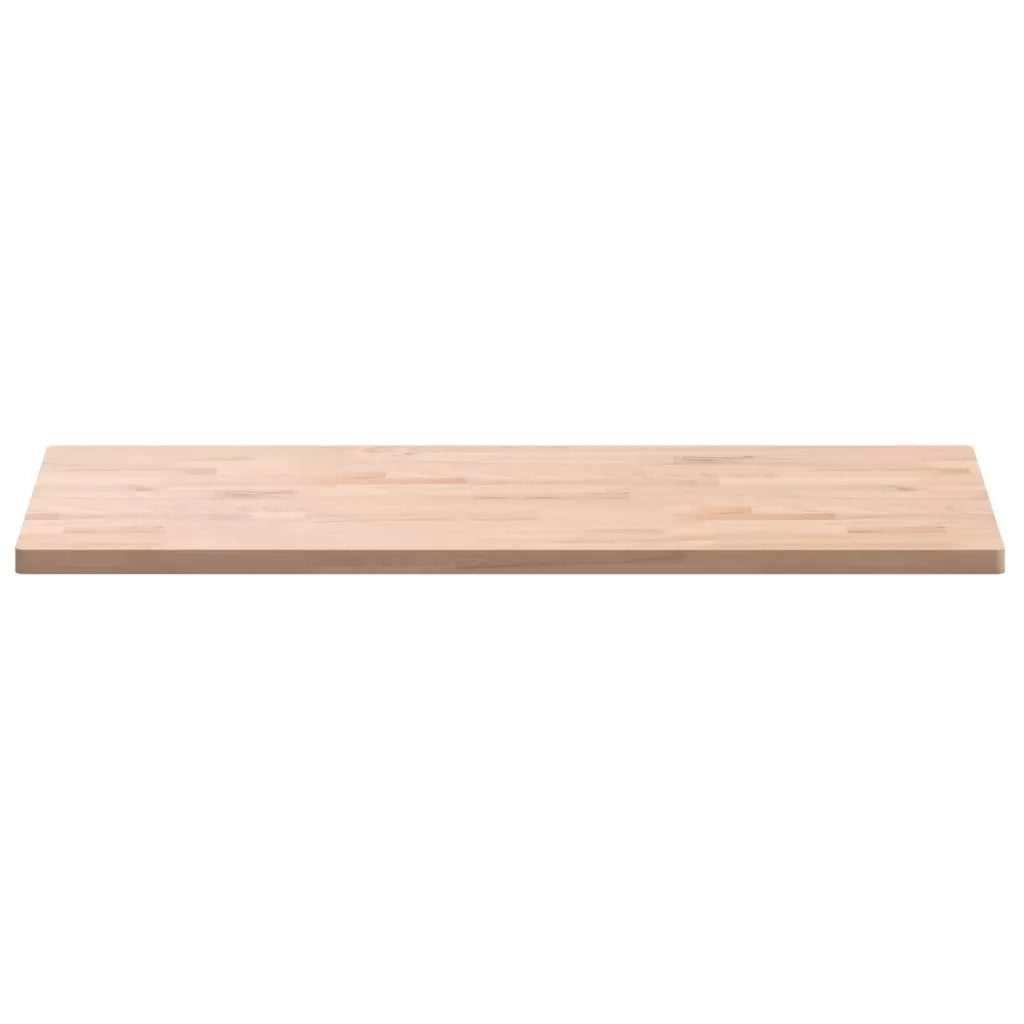 Piano Bagno 100x50x2,5 cm in Legno Massello di Faggio 355989