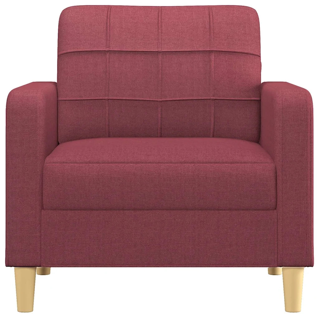 Divano Sedia-Poltrona Rosso Vino 60 cm in Tessuto 240124