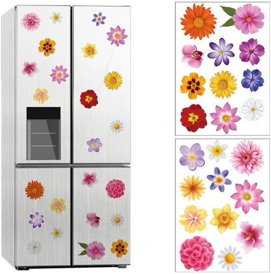 Sticker per Frigorifero - Decorazione per Casa - Decorazioni per Esterni - Decorazioni per Interni - Sticker per Decorazione - 2 Fogli