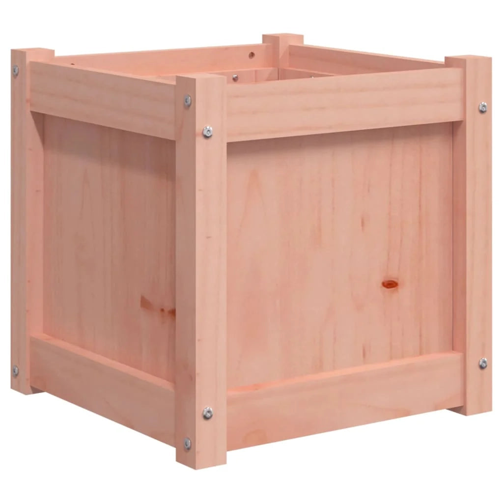 Vassoio per fioriera aiuola rialzata piante fiori giardino terrazze set di 2 legno massello douglas marrone 02_0039053