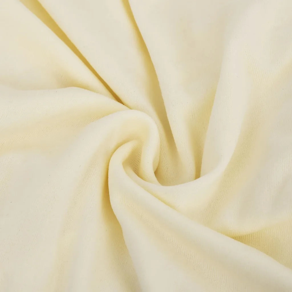 Fodera Elasticizzata Divano 3 Posti in Jersey Poliestere Crema cod mxl 52929