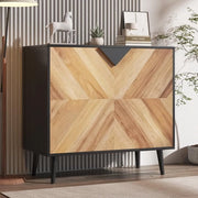 Cassettone di Stoccaggio - Stile Moderno - Indipendente - Con Porte - Struttura in Legno