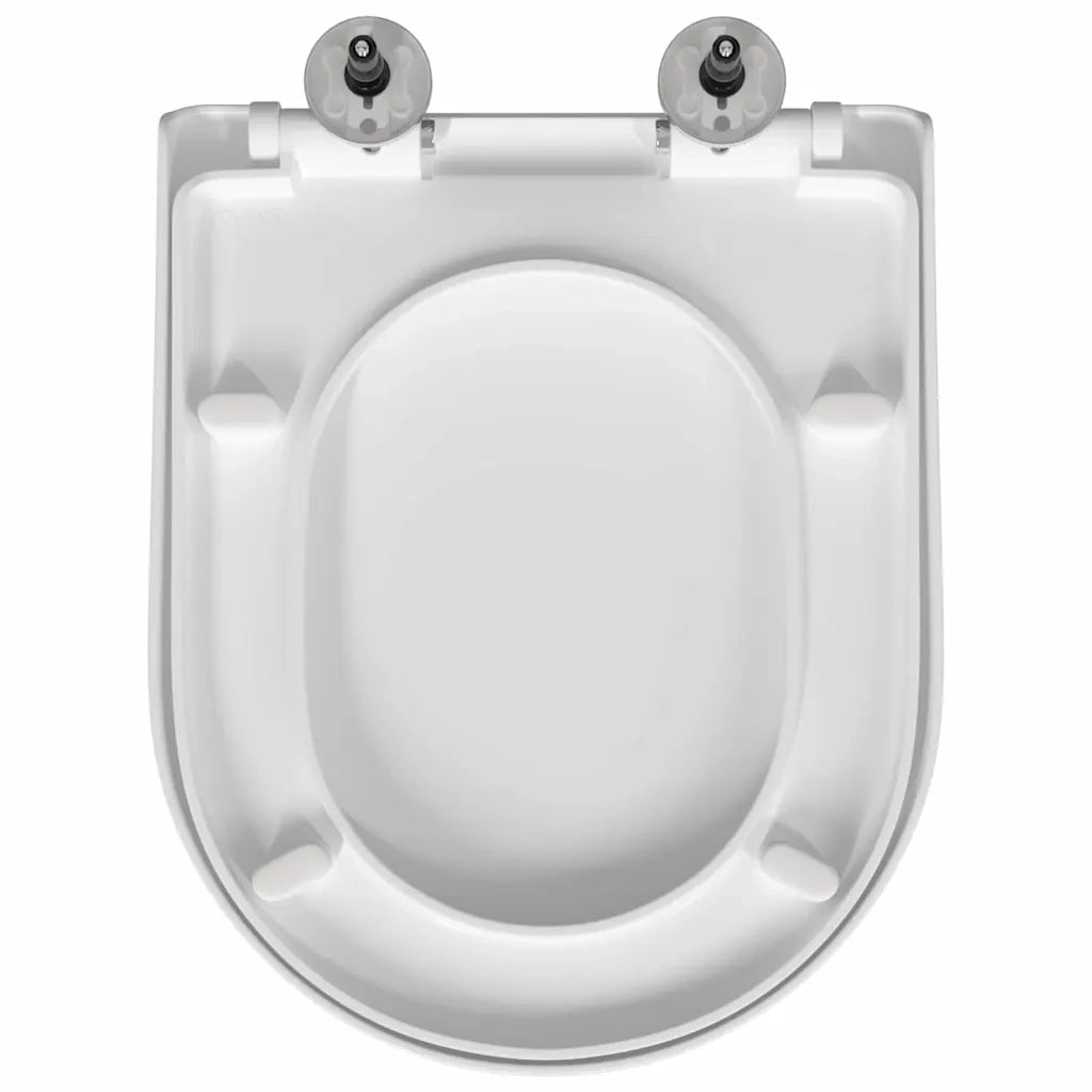 vidaXL Sedile del WC Bianco 48 x 36.5 x 4.5 cm Polipropilene