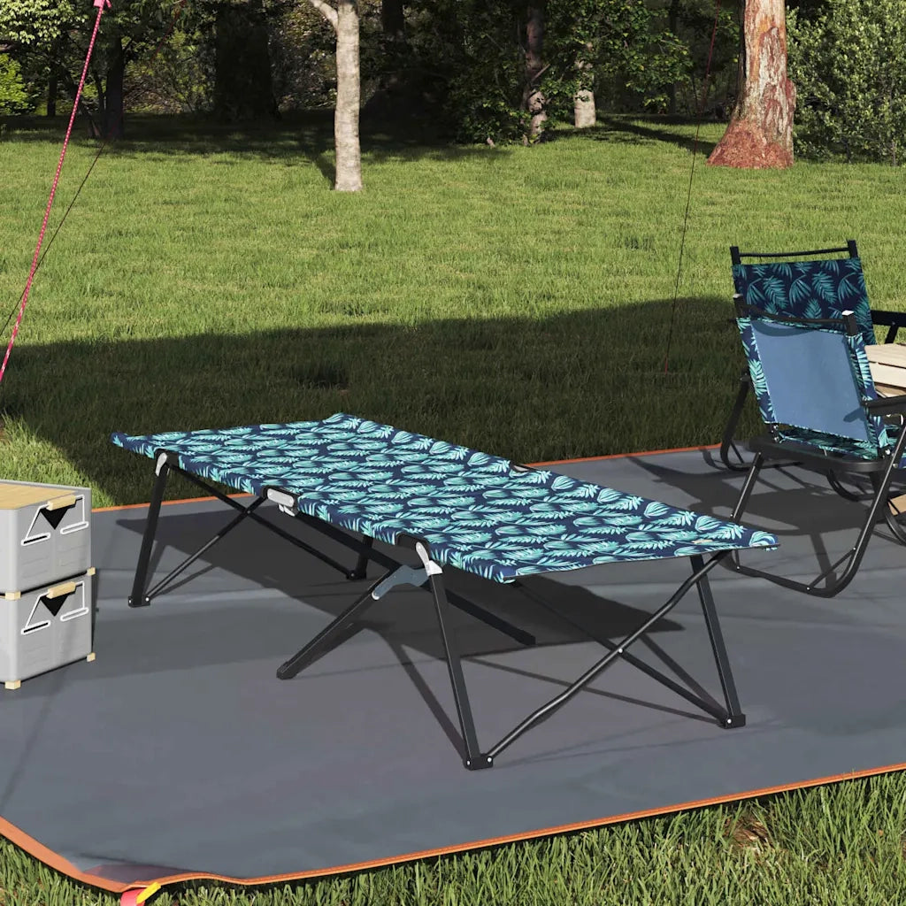 Letto da campeggio pieghevole Foglia Foresta 206 x 76 x 74 cm CFW5292589
