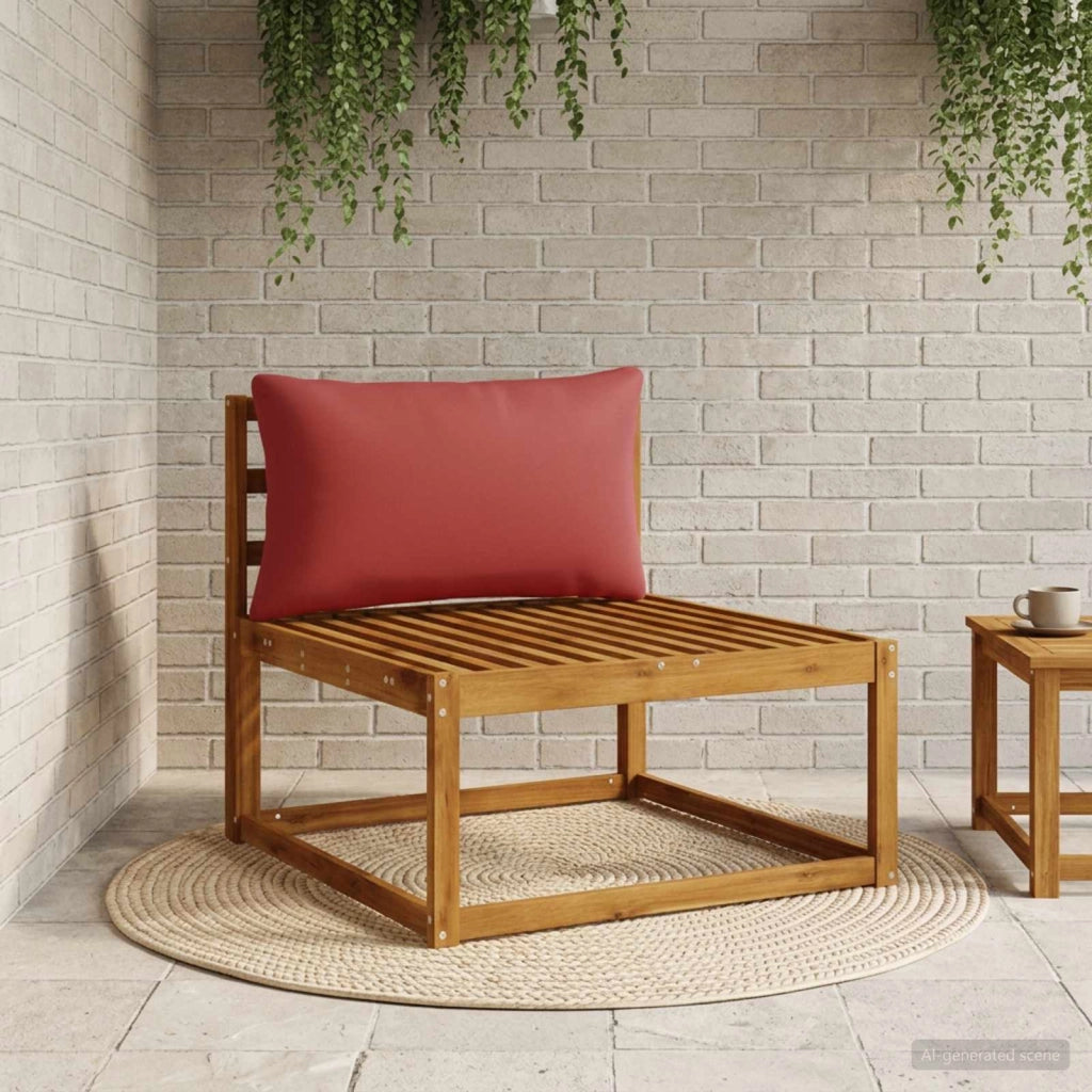 Cuscino per Schiena a 1 Pezzo PUTTEN 100% Poliestere Rosso Vino 947020