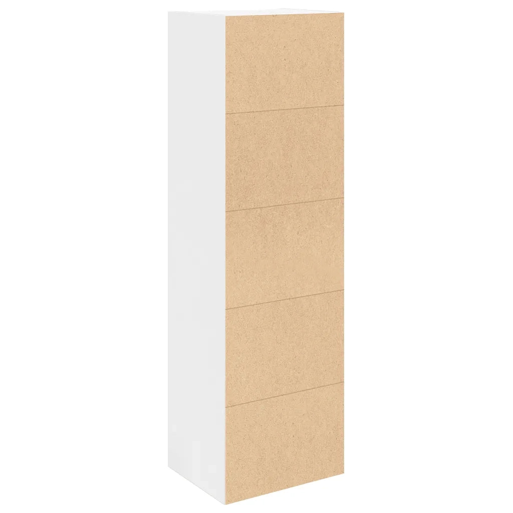 Libreria Bianca 31x24x102 cm in Legno Multistrato