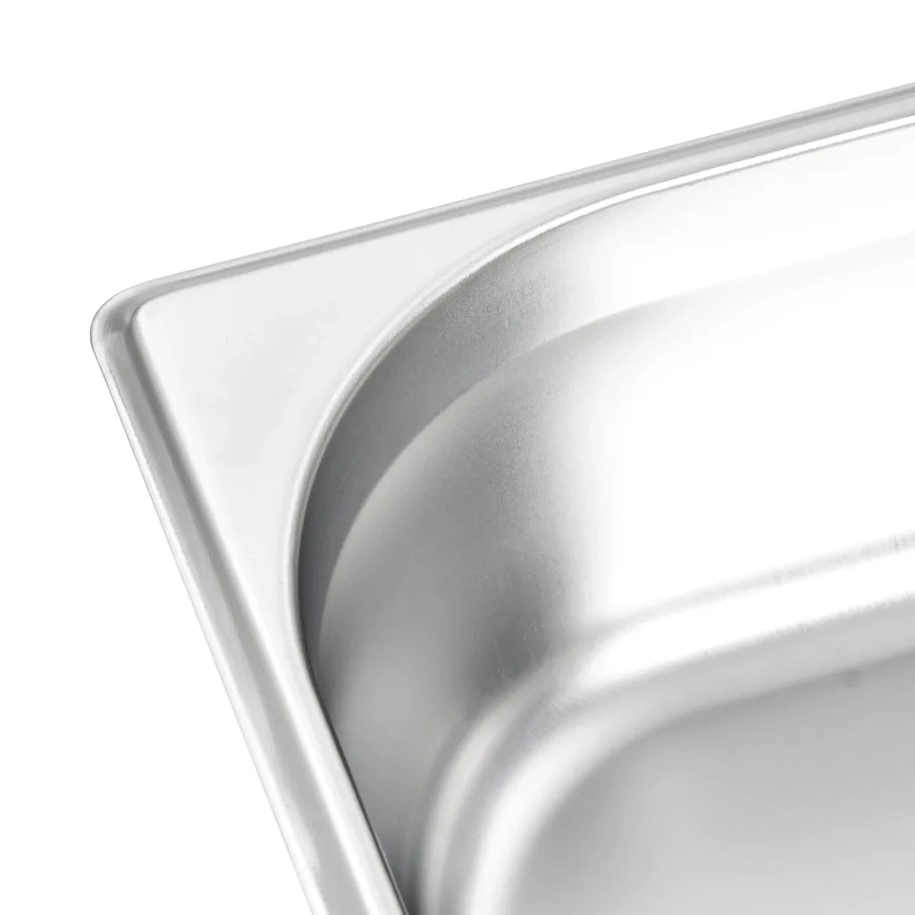 Contenitori Gastronorm 4 pz GN 1/2 100 mm in Acciaio Inox 50888