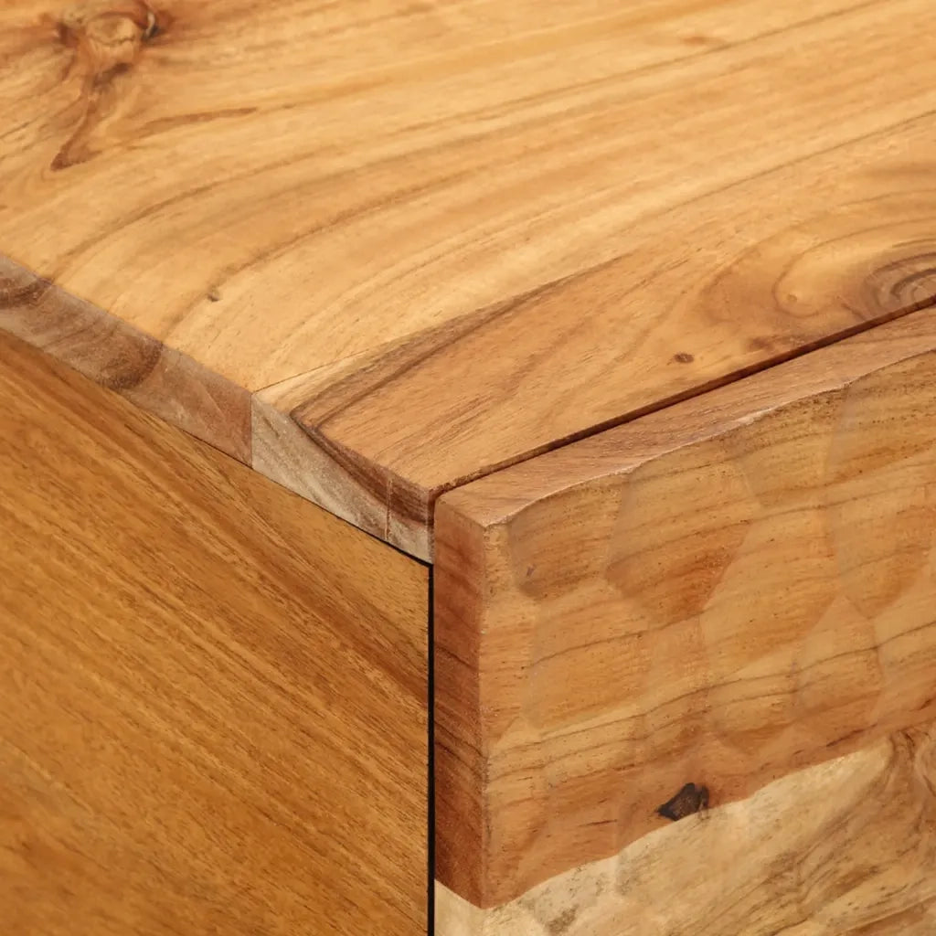 Tavolino da Salotto 80x50x40 cm Legno Massello di Acacia 356859